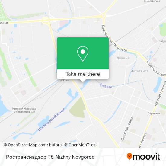 Ространснадзор Тб map