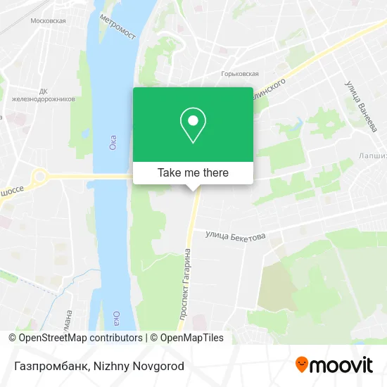 Газпромбанк map