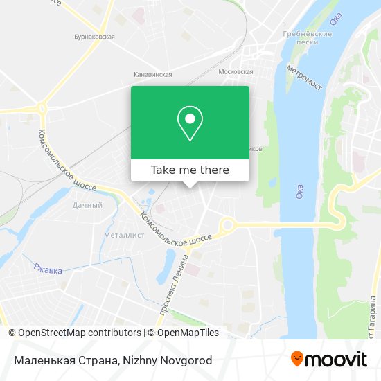 Маленькая Страна map