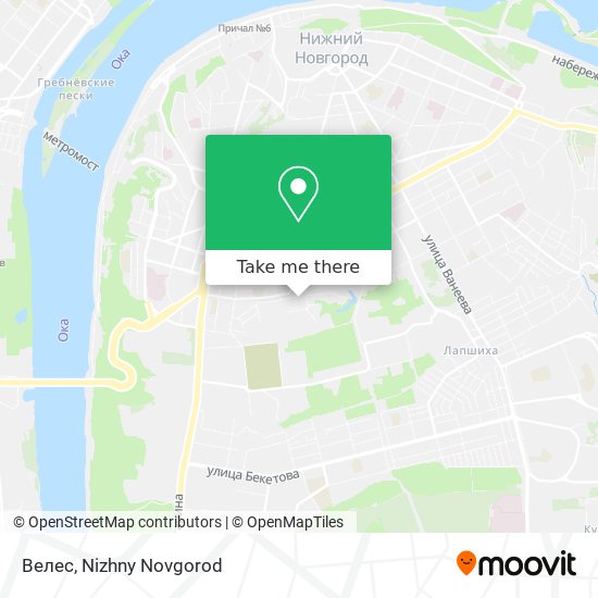 Велес map