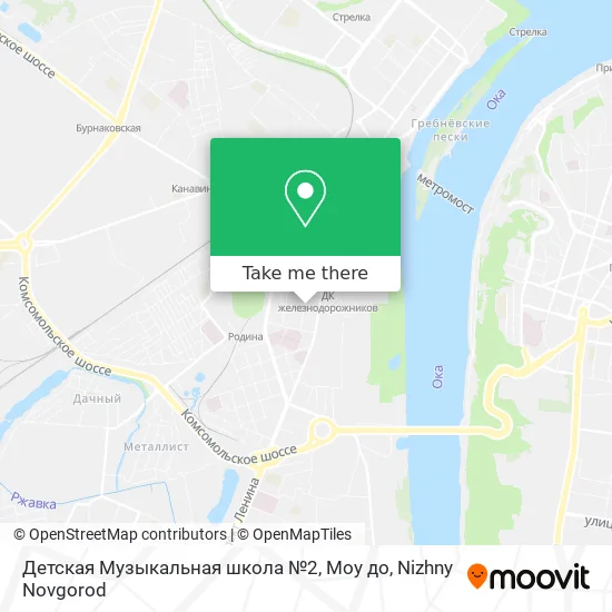 Детская Музыкальная школа №2, Моу до map