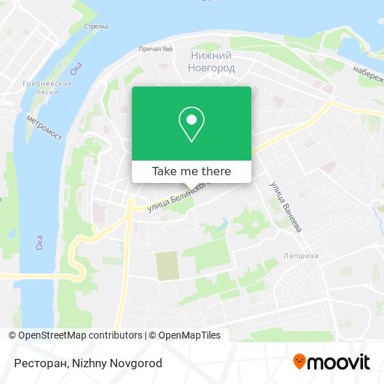 Ресторан map
