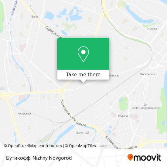Бутикофф map