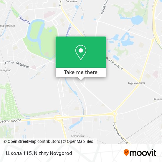 Школа 115 map
