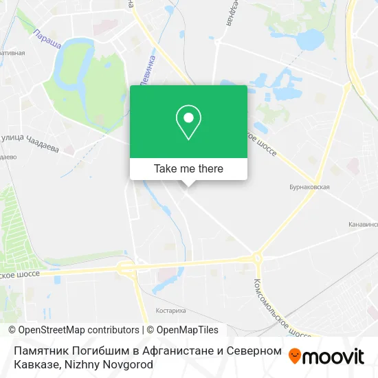 Памятник Погибшим в Афганистане и Северном Кавказе map