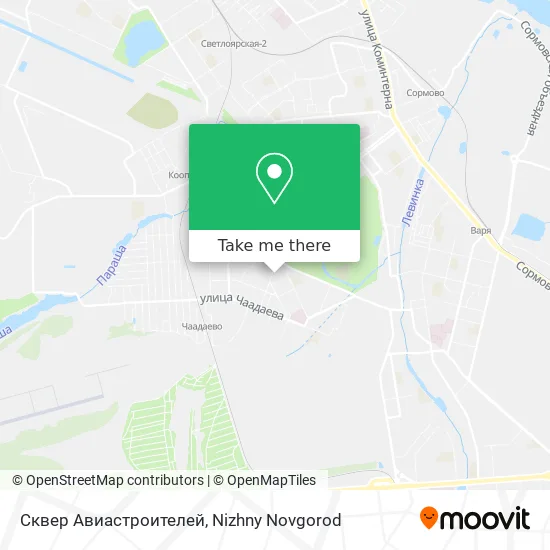 Сквер Авиастроителей map
