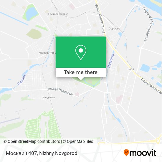 Москвич 407 map