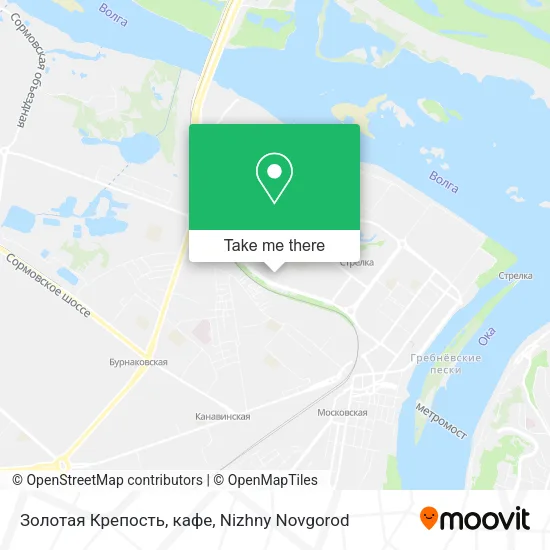 Золотая Крепость, кафе map