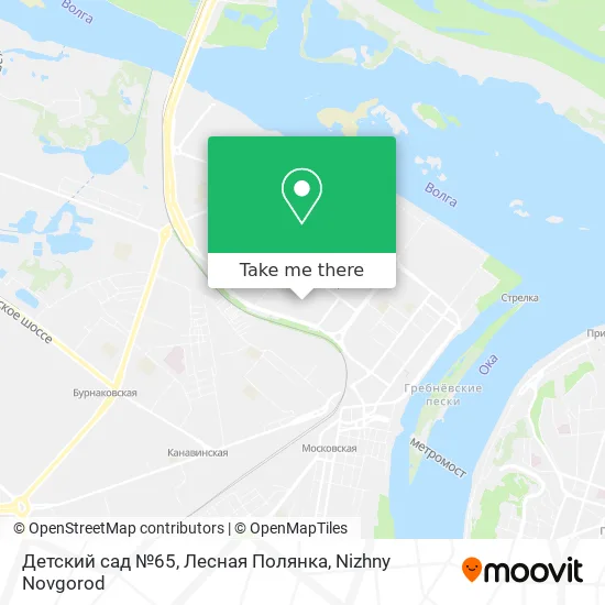 Детский сад №65, Лесная Полянка map