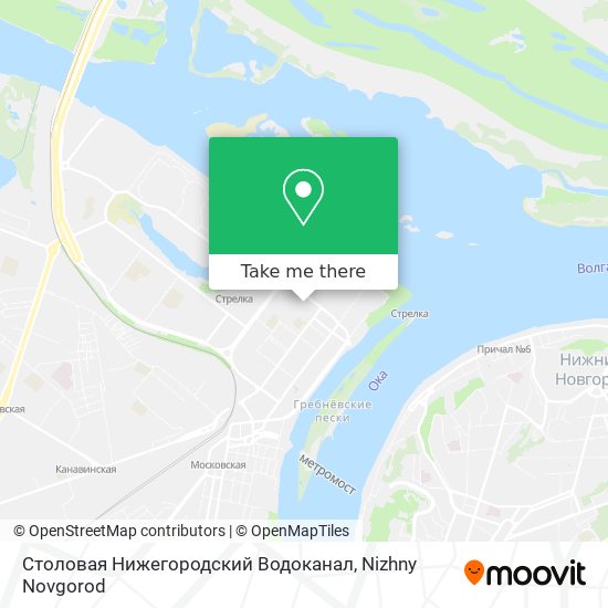 Столовая Нижегородский Водоканал map