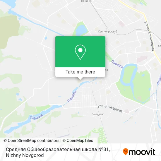 Средняя Общеобразовательная школа №81 map