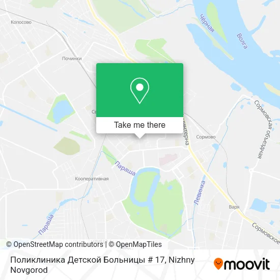 Поликлиника Детской Больницы # 17 map