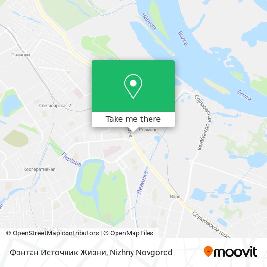 Фонтан Источник Жизни map