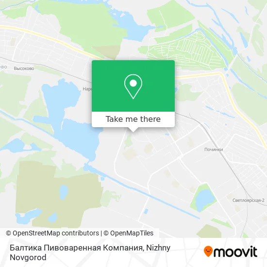 Балтика Пивоваренная Компания map