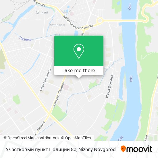 Участковый пункт Полиции 8а map