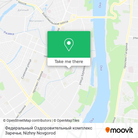 Федеральный Оздоровительный комплекс Заречье map