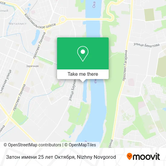 Затон имени 25 лет Октября map