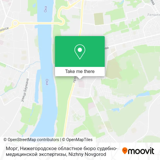 Морг, Нижегородское областное бюро судебно-медицинской экспертизы map