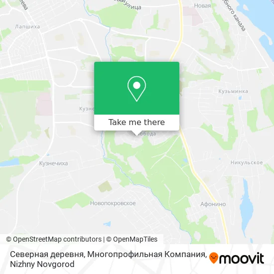 Северная деревня, Многопрофильная Компания map