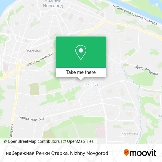 набережная Речки Старка map
