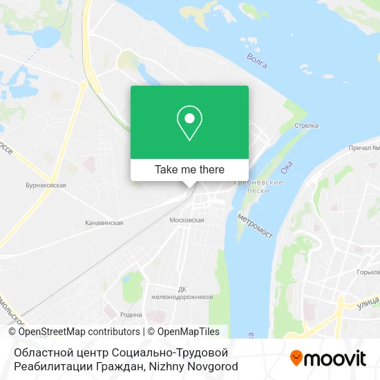 Областной центр Социально-Трудовой Реабилитации Граждан map