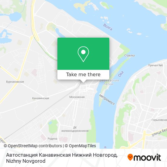 Автостанция Канавинская Нижний Новгород map