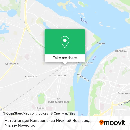 Автостанция Канавинская Нижний Новгород map