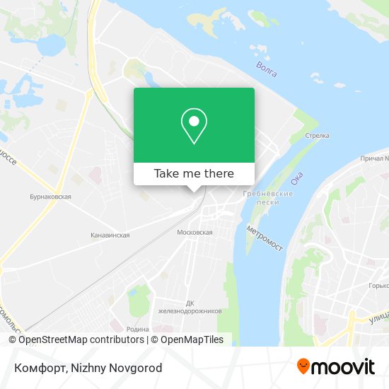 Комфорт map