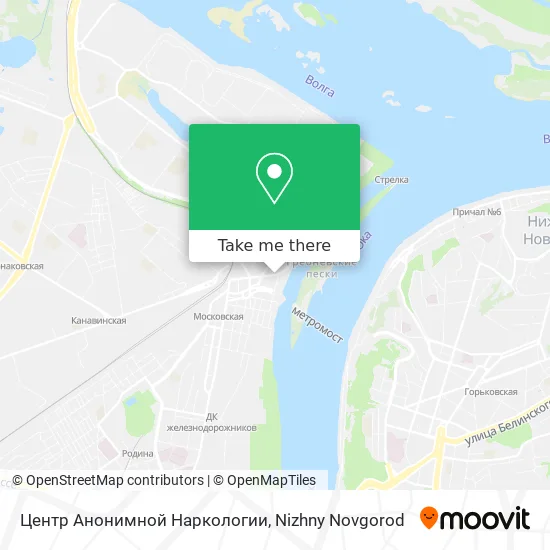 Центр Анонимной Наркологии map