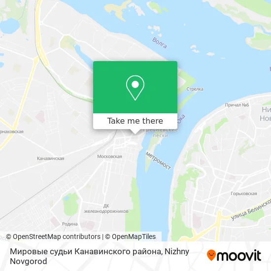 Мировые судьи Канавинского района map
