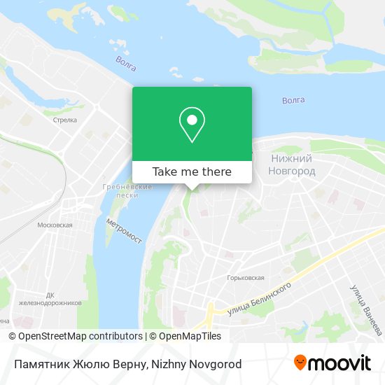 Памятник Жюлю Верну map