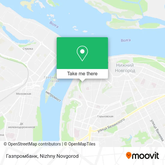 Газпромбанк map