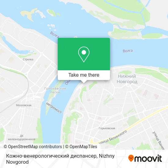 Кожно-венерологический диспансер map