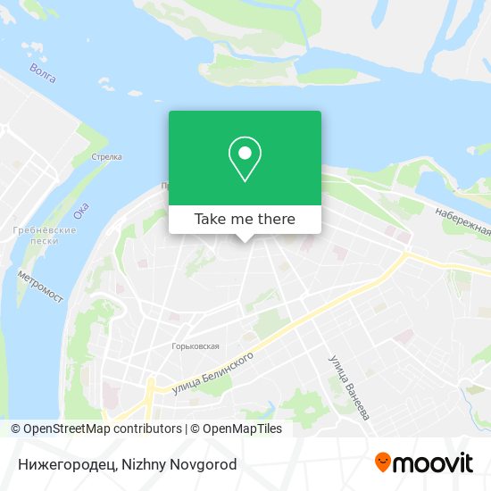 Нижегородец map