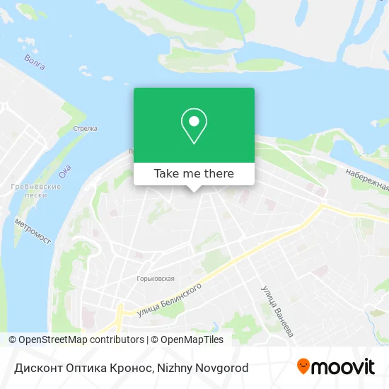 Дисконт Оптика Кронос map