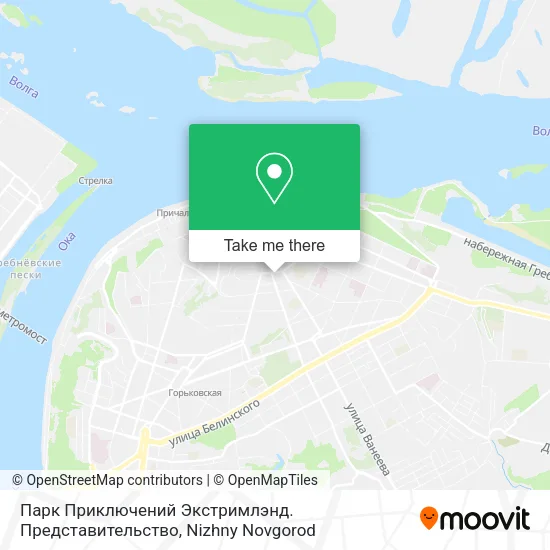 Парк Приключений Экстримлэнд. Представительство map