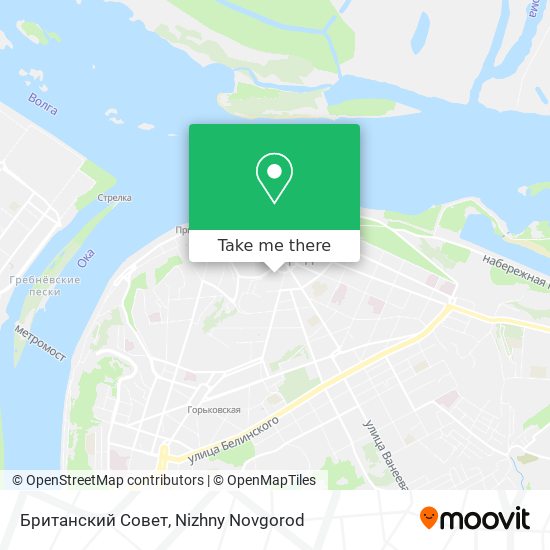 Британский Совет map