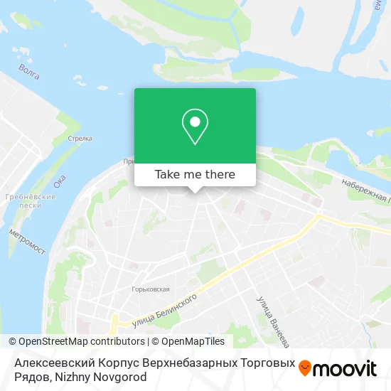 Алексеевский Корпус Верхнебазарных Торговых Рядов map