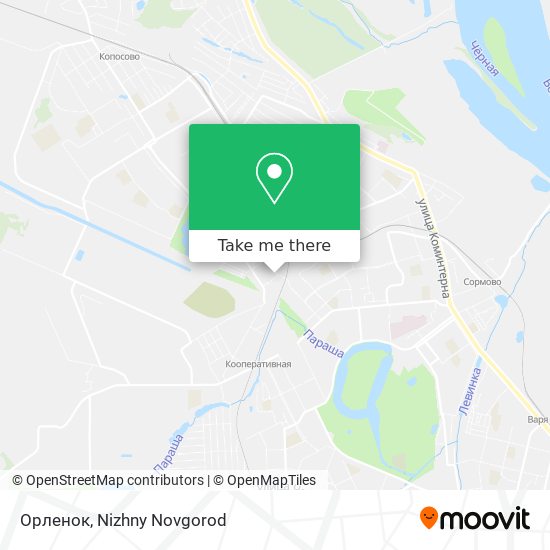 Орленок map