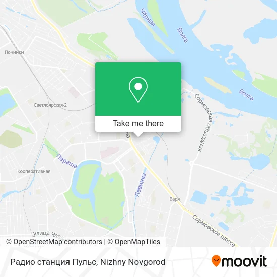 Радио станция Пульс map