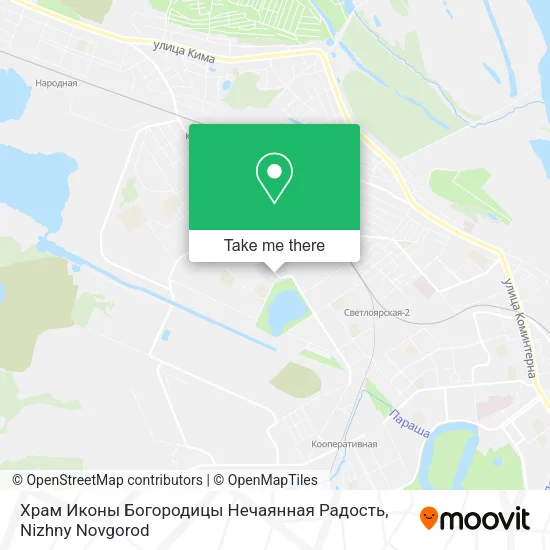 Храм Иконы Богородицы Нечаянная Радость map