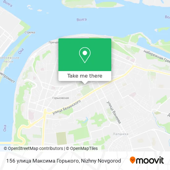 156 улица Максима Горького map