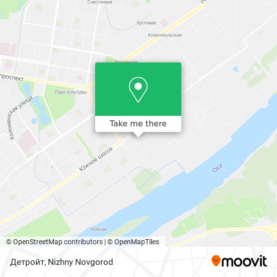 Детройт map