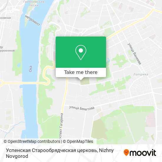 Успенская Старообрядческая церковь map