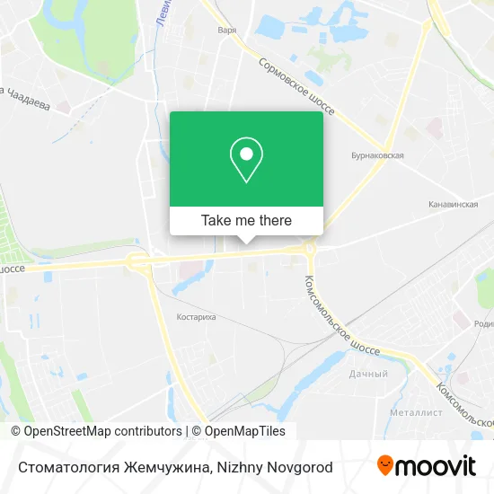 Стоматология Жемчужина map