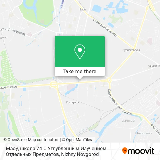 Маоу, школа 74 С Углубленным Изучением Отдельных Предметов map