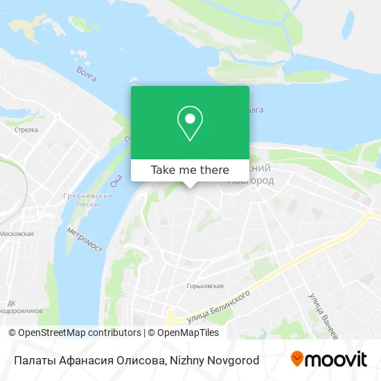 Палаты Афанасия Олисова map