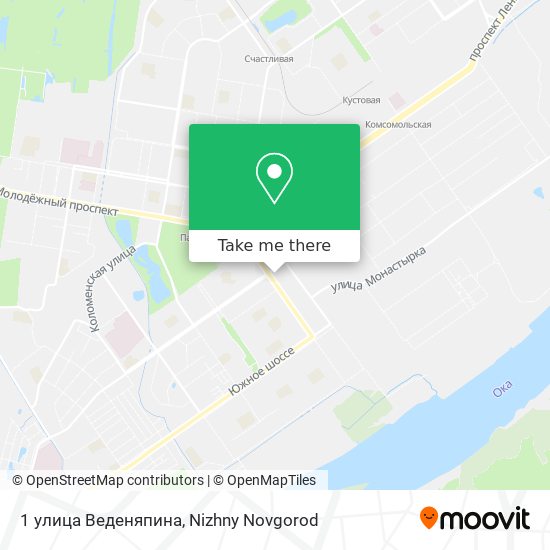 1 улица Веденяпина map