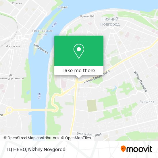 ТЦ НЕБО map