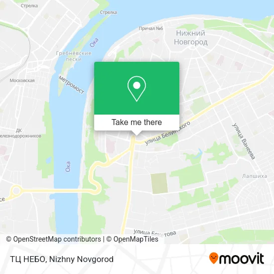 ТЦ НЕБО map